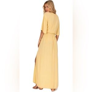 AMUSE SOCIETY butter yellow maxi
